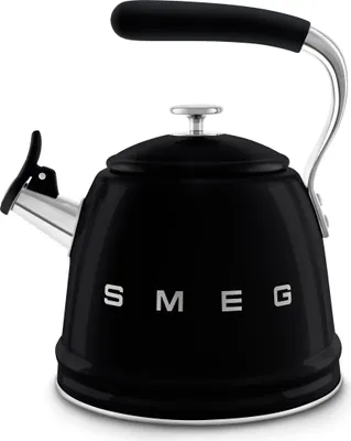 Immagine prodotto di Bollitori a fischio neri da 2,3 litri Smeg WKF01BL