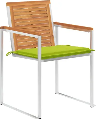 Produktbild von vidaXL Gartenstühle 6 Stk. mit Kissen Massivholz Akazie