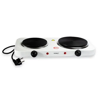 Produktbild von Kochmann Doppelkochplatte 2500W – Elektrokochplatte, Herdplatte, Elektrokochfeld, Tischkochfeld für Camping & Küche - CH-025A