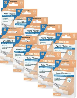 Produktbild von 10x Lifemed Wundpflaster Classic 1 m x 6 cm
