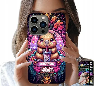 Immagine prodotto di Custodia Per Iphone 15 Pro Max - Dolce Capibara Con Sceicco, Super Design