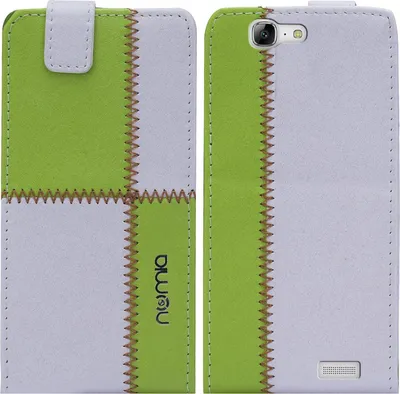 Produktbild von Huawei Ascend (G7) Numia Flipstyle Weiss-GrÃ1/4n