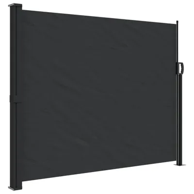 Image de vidaXL Store latéral extensible noir 160x300 cm
