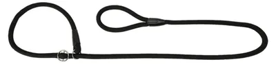 Produktbild von Ringleine für Hunde schwarz Hundeleine Leine Showleine Gassileine Ø 1,2 x 170 cm