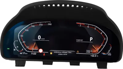 Obrázek produktu pro Auto LCD displej měřicí přístroj, digitální palubní deska, přístrojová deska, náhrada za 5 F10 F11 F18 GT F07