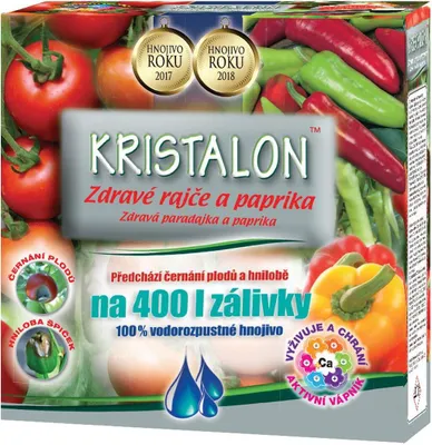 Obrázek produktu pro Vodorozpustné hnojivo Kristalon - Zdravé rajče a paprika 0,5 kg