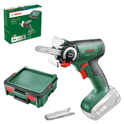 Produktbild von Bosch Akku-NanoBlade-Säge UniversalCut 18V-65 (schnelle Freihandschnitte in Holz und Plastik; max. Schnitttiefe 65 mm; 18-Volt-System; ohne Akku; in SystemBox) – Amazon Edition
