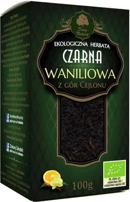 Immagine prodotto di Tè nero alla vaniglia biologico 100 g - DARY NATURY