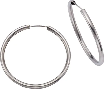 Produktbild von F Creolen 925/- Sterling Silber 3,0cm weiß 299210051R