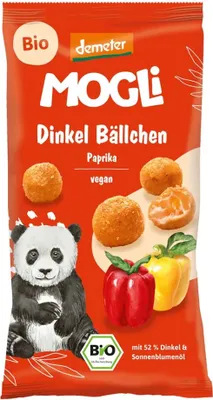 Produktbild von MOGLi demeter Dinkel-Paprika-Bällchen (40 g)