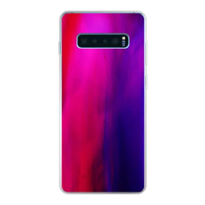 Produktbild von MuchoWow® Handyhülle Schutzhülle Hülle für Samsung Galaxy S10 Lite Färben - Rosa - Lila - Abstrakt Silikon Softcase Handy Hülle - Schutz