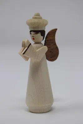 Zdjęcie produktu dla Miniaturowa figurka anioła zwiastującego modlącego się, wysokość 5 cm, NOWA