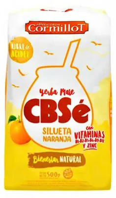 Zdjęcie produktu dla Yerba Mate CBSe Silueta Naranja 500g (Pomarańczowa!) 0,5kg