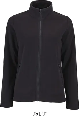 Produktbild von SOLs 02094 | Damen Plain Fleece Jacke Norman - Farbe: Black - Größe: M