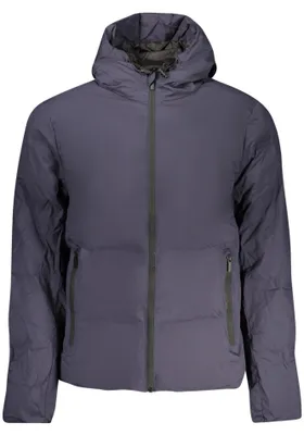 Produktbild von Stilvolle Herrenjacke in Blau mit Kapuze und praktischen Taschen
