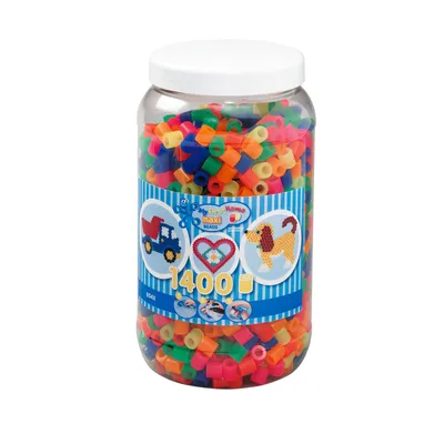 Image de HAMA Maxi perles néon boîte 1.400pcs