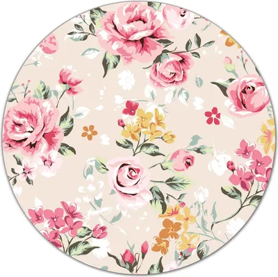 Produktbild von Glas-Herdabdeckplatte Glaskeramikkochfeld-Abdeckung Schneideplatten - 40 cm - Vintage Rosen Blüten