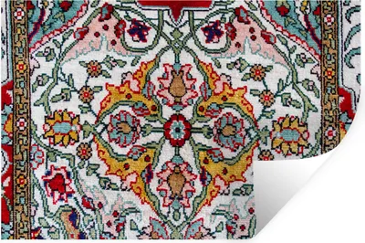 Obrázok produktu pre MuchoWow® Nálepka na stenu - Perzský koberec - Farby - 60x40cm - Samolepiaca a polohovateľná
