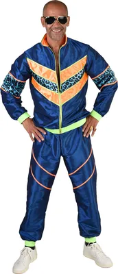Produktbild von M223250-L-XL mehrfarbig Herren 80er Jahre Jogginganzug Sportanzug 2 tlg.Gr.L-XL=56-60