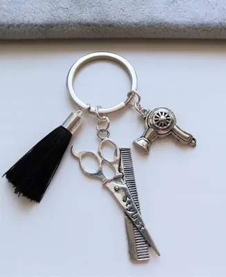 Image de Coiffeur Porte-clés Ciseaux Coiffeur Passion Gadget