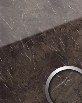 Produktbild von WallFace 19342 MARBLE BROWN Wandverkleidung in Marmor Optik glänzend braun 2,6m2
