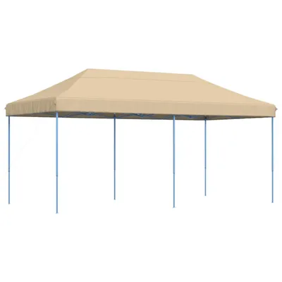 Zdjęcie produktu dla Składany namiot imprezowy typu pop-up, beżowy, 580x292x315 cm