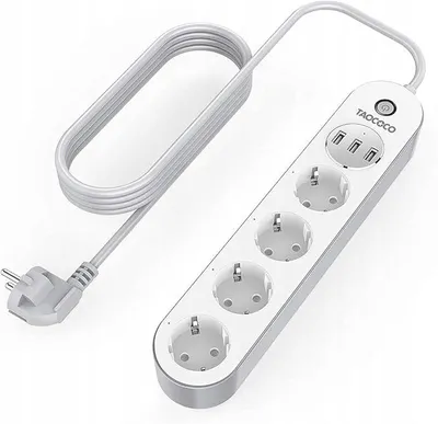Produktbild von Intelligente Steckdosenleiste 4 Steckplätze 3 USB Anschlüsse App-Steuerung