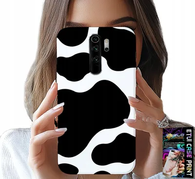 Produktbild von Hülle Für Xiaomi Redmi 9 - Schwarze Und Weisse Kuhflicken, Modische Designs