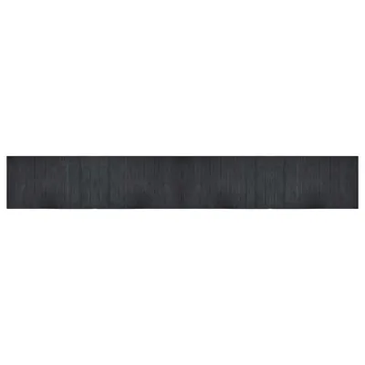Immagine prodotto di vidaXL Tappeto rettangolare grigio 60x400 cm Bamboo
