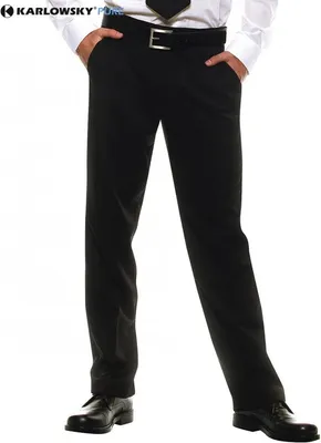 Produktbild von Basic Herren Kellnerhose, Größe:S, Farbe:Black