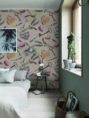 Produktbild von Coloray Fototapete 250x104 cm Latextapete Magicstick - Französisches ländliches Foto