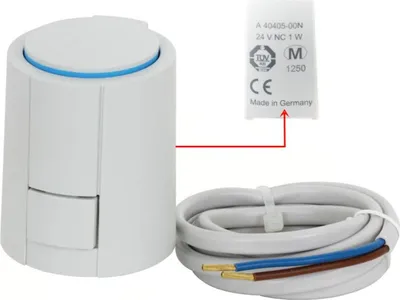 Produktbild von Stellantrieb Fußbodenheizung 24 V AC NC Alpha 5 Ventilanpassung VA80