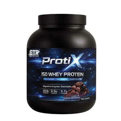 Produktbild von Protix ISO Whey Protein 5 kg Schokolade | 85 % Protein | 29,75 g Protein pro Portion | 3,5 g Kreatin | Whey Isolat | 142 Portionen