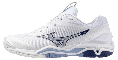 Produktbild von MIZUNO WAVE STEALTH 6(U) / Weiß/Bellwetherblau/BelAirBlu / 50,0/14,0
