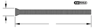 Produktbild von KS Tools 2030014 Copper pipe external bending coil 14 mm