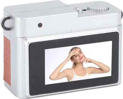 Obrázok produktu pre LICAEVEY Prívesný fotoaparát, 1080P HD Mi NI Retro digitálny fotoaparát s 32GB SD kartou, 0,96-palcová farebná obrazovka, kompaktný prenosný fotoaparát s LED diódou a 4 filtrami na štúdium (hnedý)