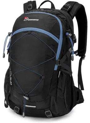 Imagen del producto de Mochila de senderismo de 25 litros, unisex, para camping y senderismo, 40 litros, color y azul