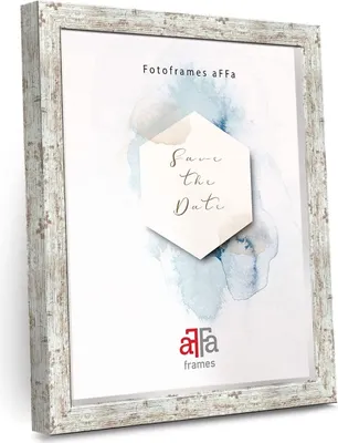 Obrázok produktu pre aFFa rámy, Hekla, rám na fotografie z MDF, rám na fotografie, vymeniteľný rám, obdĺžnikový, s prednou časťou z akrylového skla, prírodný, 40x60 cm