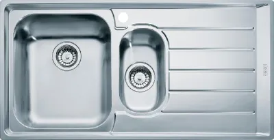 Produktbild von Franke Neptun - Spülbecken Edelstahl NEX 651/2, 1000x510 mm 101.0120.275