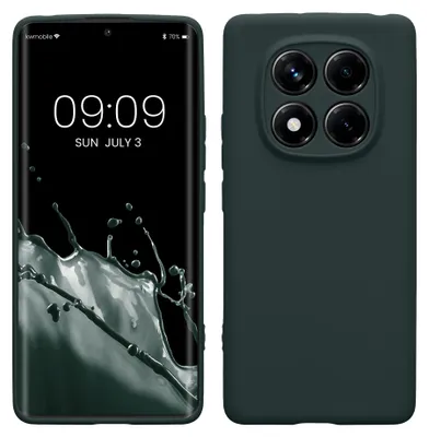 Produktbild von kwmobile Handyhülle für Xiaomi Redmi Note 14 Pro 4G Hülle - weiches Handy Silikon Case - Schutzhülle Cover - Moosgrün