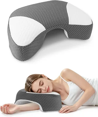 Produktbild von Seitenschläferkissen 3 Armlöcher, Memory-Schaum, ergonomisch, für Seitenschläfer