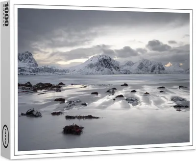 Produktbild von raxxa Premium-Puzzle "Winterstrand", 1000 Teile