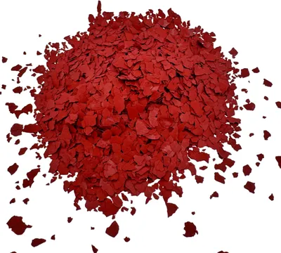Produktbild von Farbchips für Epoxidharz Bodenbeschichtung Bodenfarbe Colorchips W750 Rot - 3kg