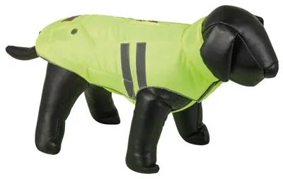 Hundemantel NAUPO, neon gelb, 48 cm, wasser- und winddicht