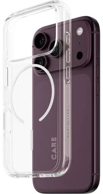 Zdjęcie produktu dla PanzerGlass CARE™ by ® Urban Explorer Case Transparent w. White MagSafe iPhone 18 Pro | 17 Pro, Pokrowiec, Apple - iPhone 18 Pro, Apple - iPhone 17 Pro, Przezroczysty