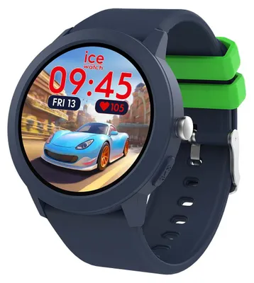 Produktbild von Ice Watch, Kinder Smartwatch Ice Smart Junior 3.0 Rund mit Silikonarmband, Blau