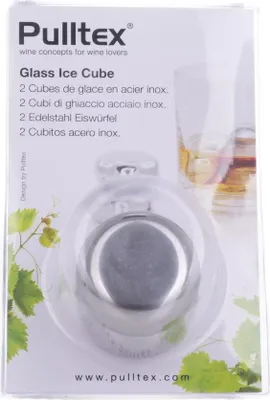 Produktbild von Pulltex Edelstahl Eiswürfel 2 Stück
