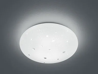 Produktbild von LED-Deckenleuchte - Weiß - Kunststoff - Ø 28 cm