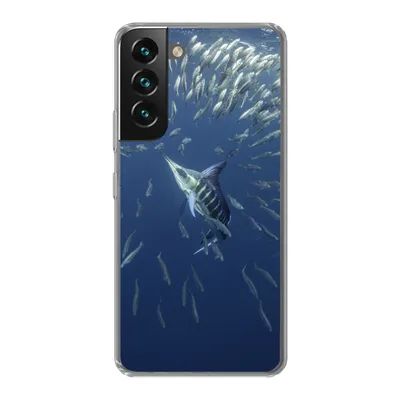 Produktbild von MuchoWow® Handyhülle Schutzhülle Hülle für Samsung Galaxy S22 Plus Fisch - Schwertfisch - Wasser Silikon Softcase Handy Hülle - Schutzabdeckung