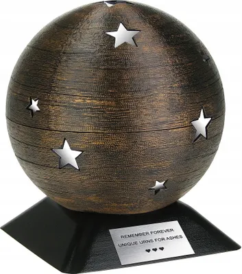 Immagine prodotto di Urna per ceneri con stelle - Stelle d'argento